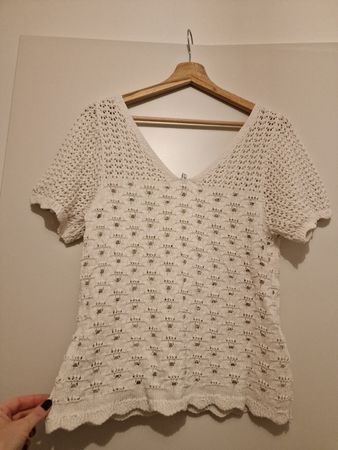 Weißer flexibler Top – Größe M – Only