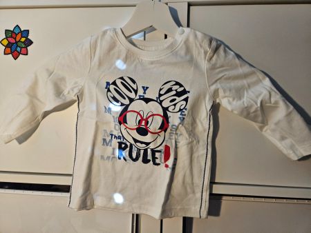 Baby T-shirt Mickey Maus Gr. 74 (Letzte Chance)