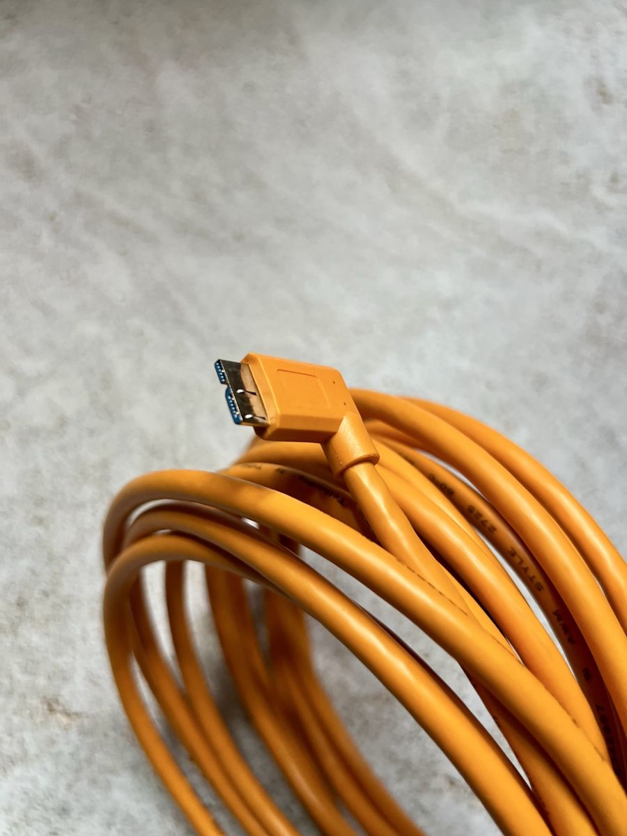 Kabel: Tether Tools TetherPro USB-C auf USB 3.0 Micro-B – 4,6 m – Neu (gemäss Beschreibung) aus Basel von orbitorion 2