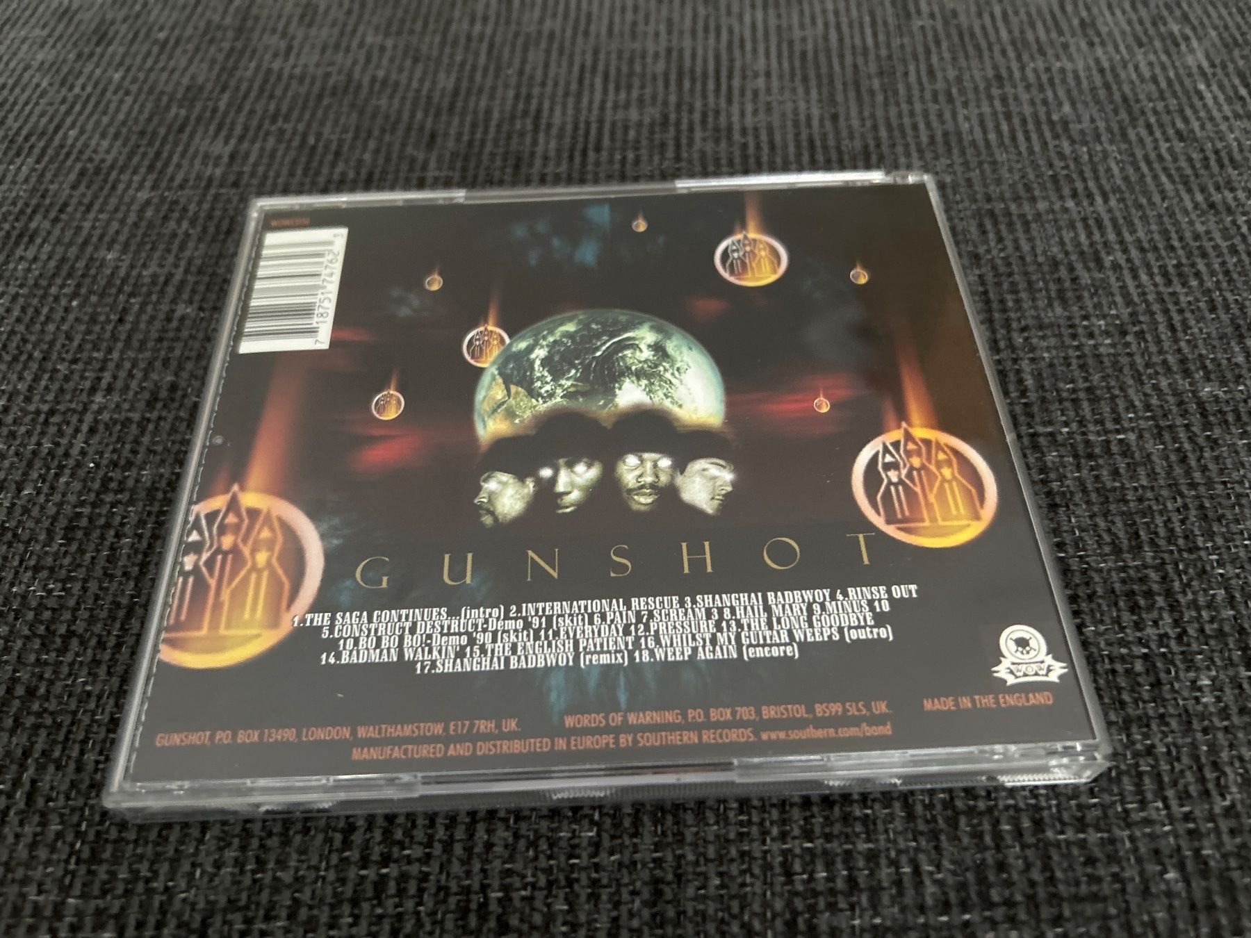 CDs: Gunshot - International Rescue CD – Gebraucht aus Thalwil von eng_yys6 1