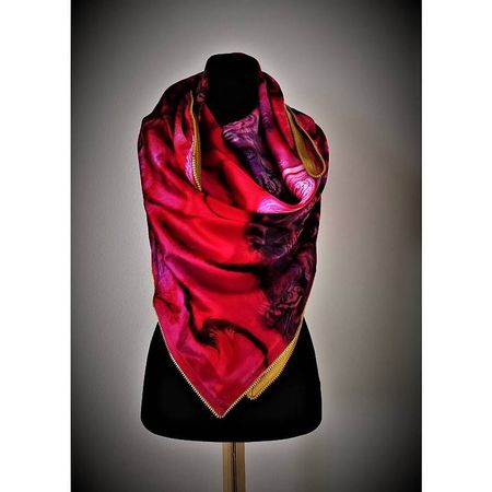 Einmalige Chance! Sale nur hier! Seidenfoulard mit Zipper