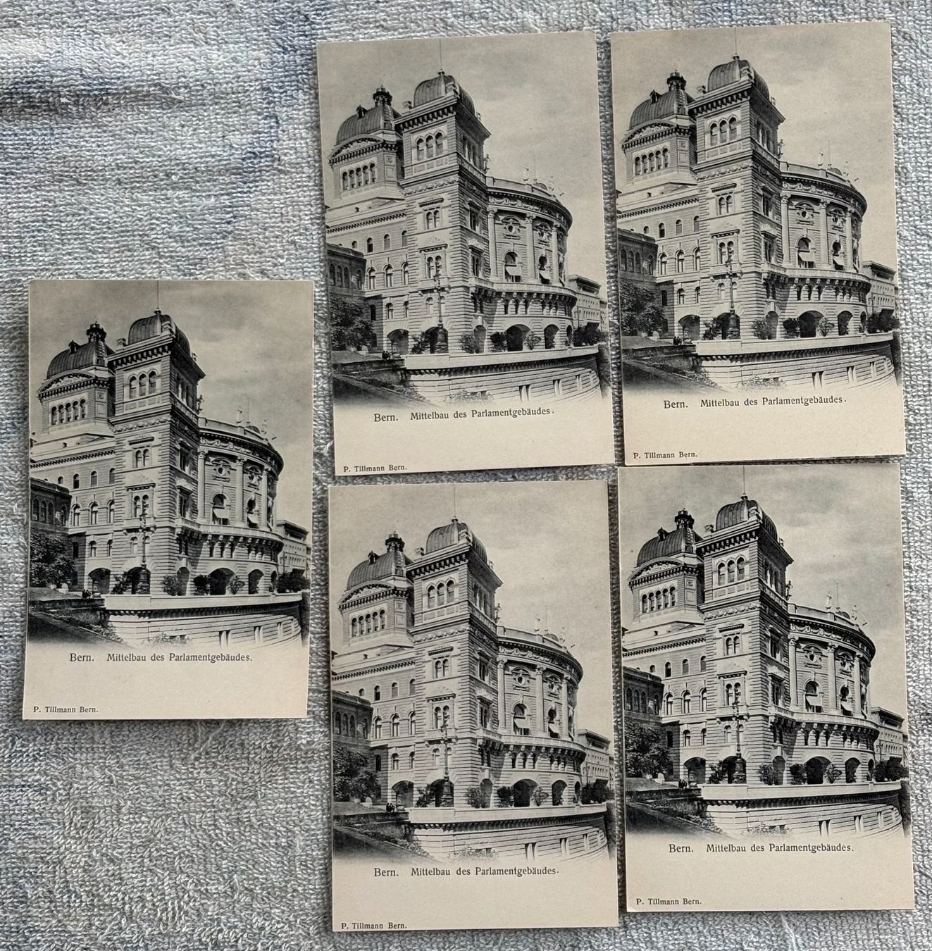 Cartes postales: LOT ANSICHTSKARTEN BERN MITTELBAU DES PARLEMENTSGEBÄUDE – D'occasion à Ostermundigen par Wyatt-Earp