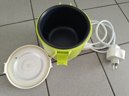 Mini Reiskocher grün elektrisch - fast nie gebraucht 
