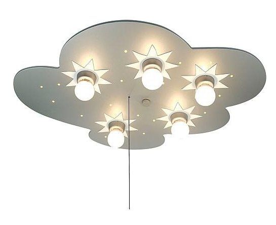 Lampadari & plafoniere: Niermann Standby 767 - Deckenleuchte silber Wolke titan – Nuovo (secondo la descrizione) da Müstair venduto da VenovaAG