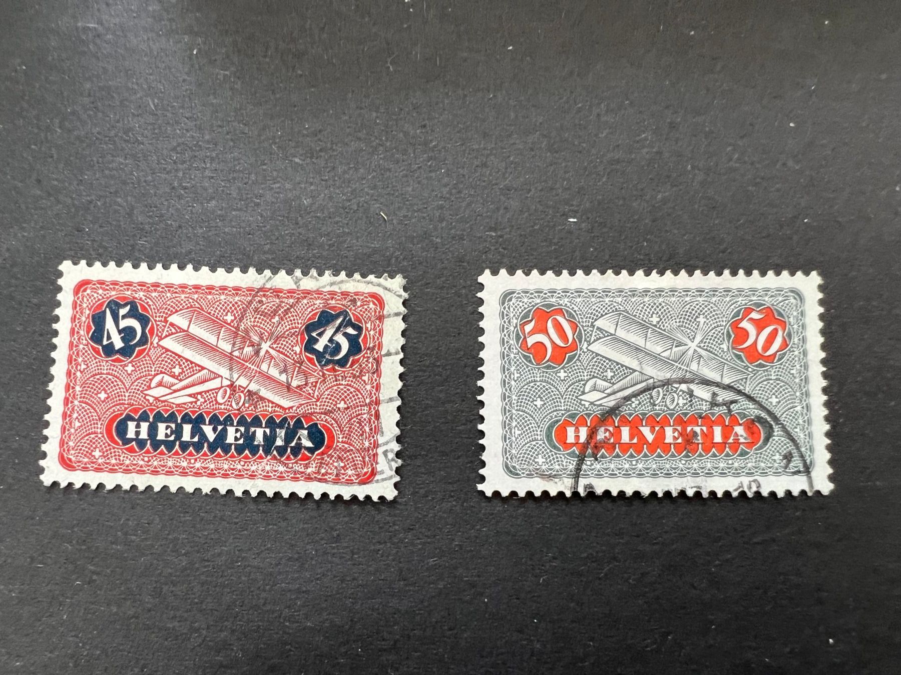 Tutti i francobolli: F8 +F9 gestempelt (B531) – Usato da Hinwil venduto da Sidi4