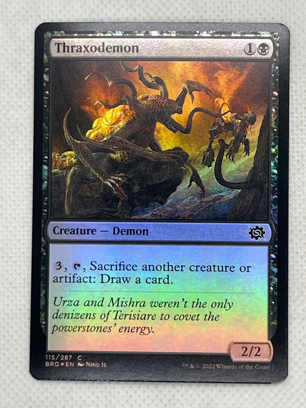 Magic The Gathering Carte collezionabili: MTG Thraxodemon BRO 115 Englisch Common Foil – Usato da Hinterkappelen venduto da Kim1992