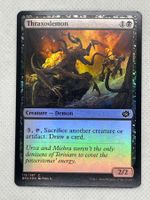 Magic The Gathering Thraxodemon Foil Karte neu 115/287 C
