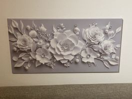 hübsches Keilwandbild, 50x100cm