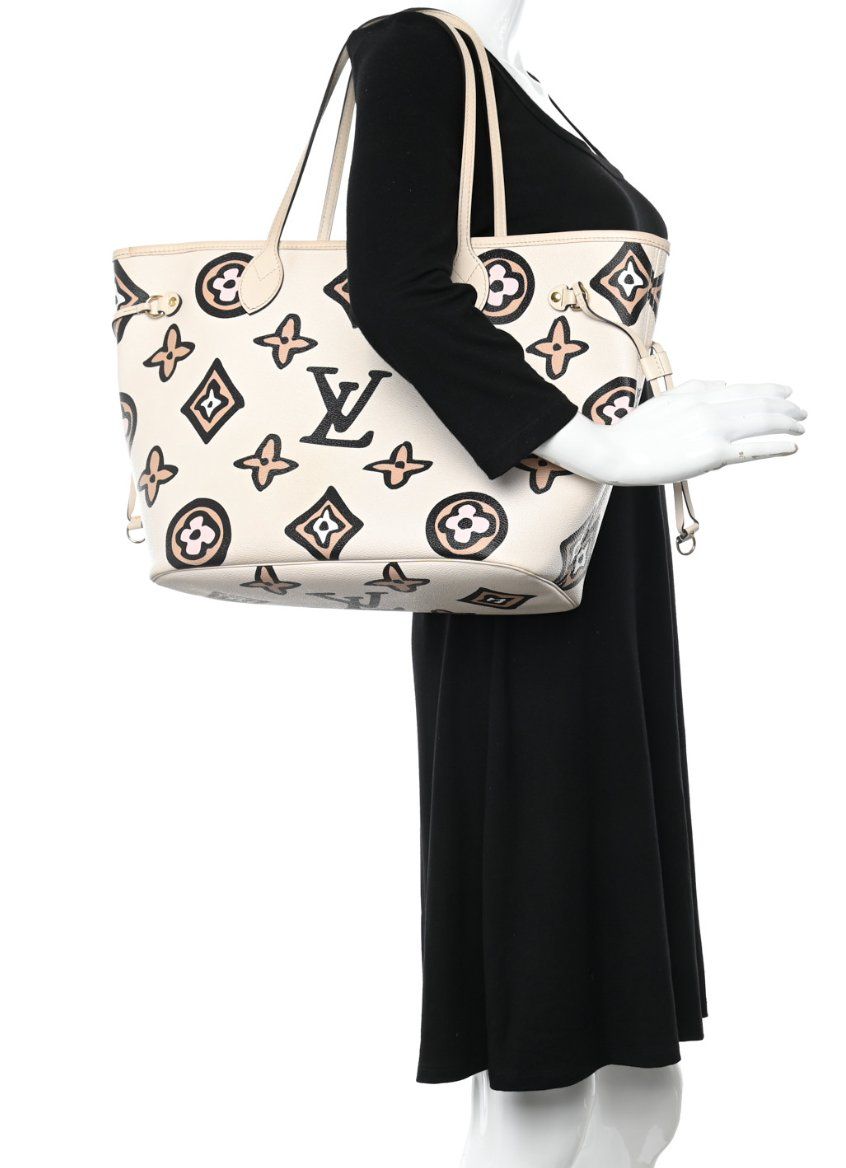 Louis Vuitton Taschen für Damen: ❤️ Louis Vuitton Neverfull MM Wild At Heart Ivory – Neu (gemäss Beschreibung) aus Steinhausen von 2ndLove_Bag 7