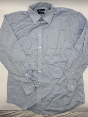 Herren Hemd Nautica hellblau langarm gebraucht Grösse L