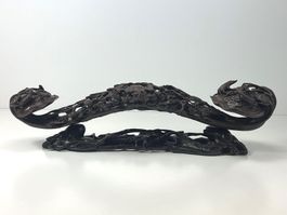 Traditionelles chinesisches Zepter Ruyi – Holzschnitzerei