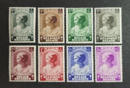 Belgien 1937, Prinzessin Charlotte, Satz ungestempelt