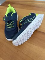Kinder Turnschuhe Vty gr.29 dunkelblau neongelb,top Zustand 