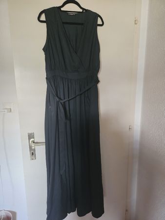 Robe longue vert foncé 