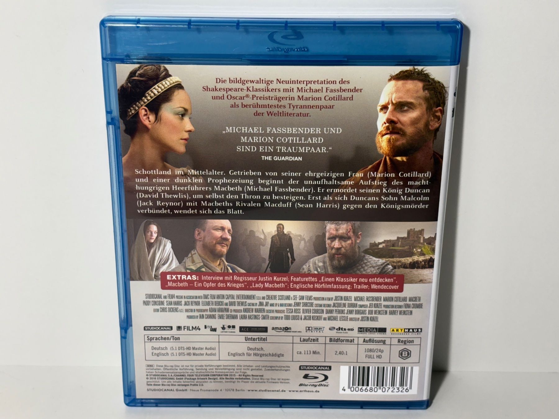 Tutti i DVDs: Macbeth Blu Ray – Usato da Wilderswil venduto da Sstriker 1