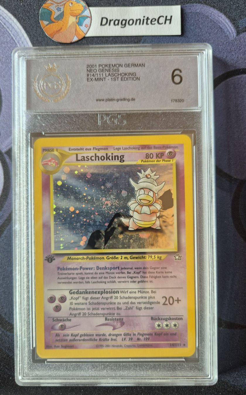 Pokémon Carte collezionabili: Pokemon Karte Laschoking 1. Edition – Usato da Hünenberg venduto da DragoniteCH