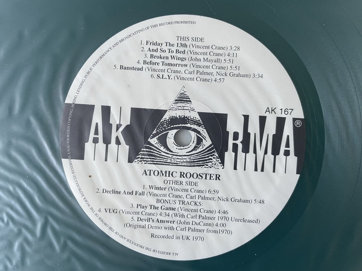 Vinyles: Atomic Rooster - AKARMA - Vinyl LP – D'occasion à Olten par Bluespapst 2