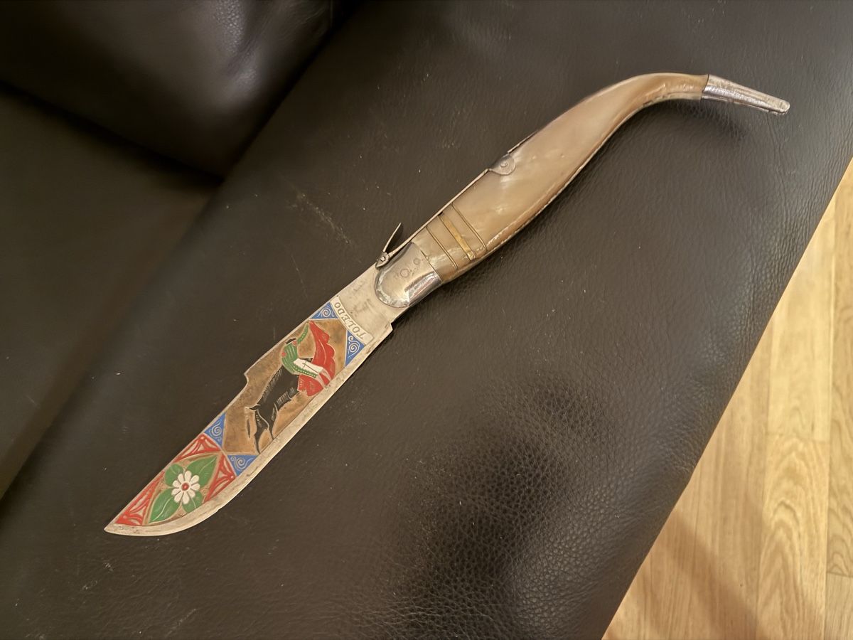 Taschenmesser: Spanisches Taschenmesser antikes Sackmesser Messer Navaja – Gebraucht aus Goldach von Messerguru 2