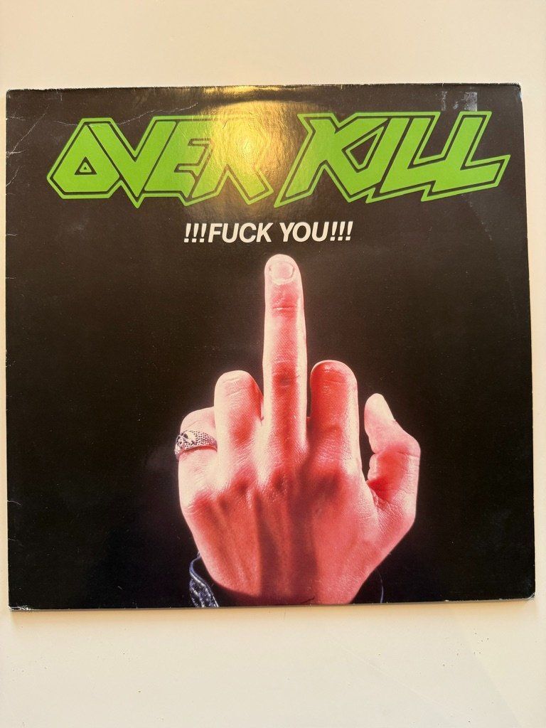 Schallplatten: Overkill - Fuck you - 1987 - LP Vinyl – Gebraucht aus Unterägeri von hero87333
