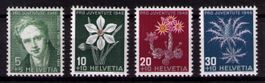 1946_J117-J120_PRO JUVENTUTE_ALPENBLUMEN_ R. TOEPFFER ! **