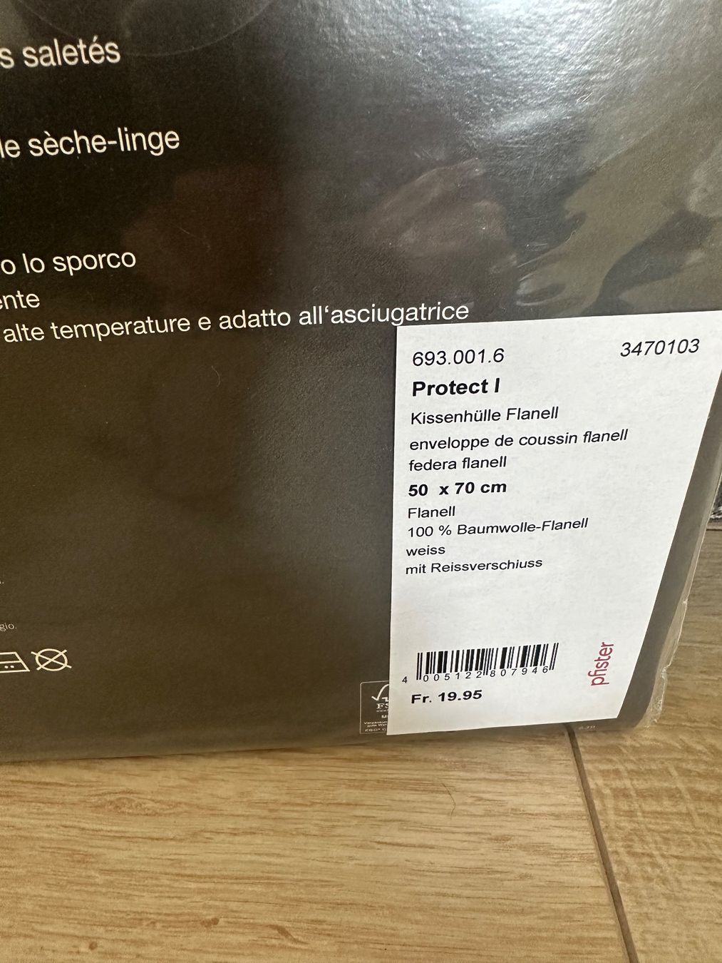 Pfister Cuscini: Pfister Leinen-Wollkissen – Usato da Ermatingen venduto da tan_8wdz 3