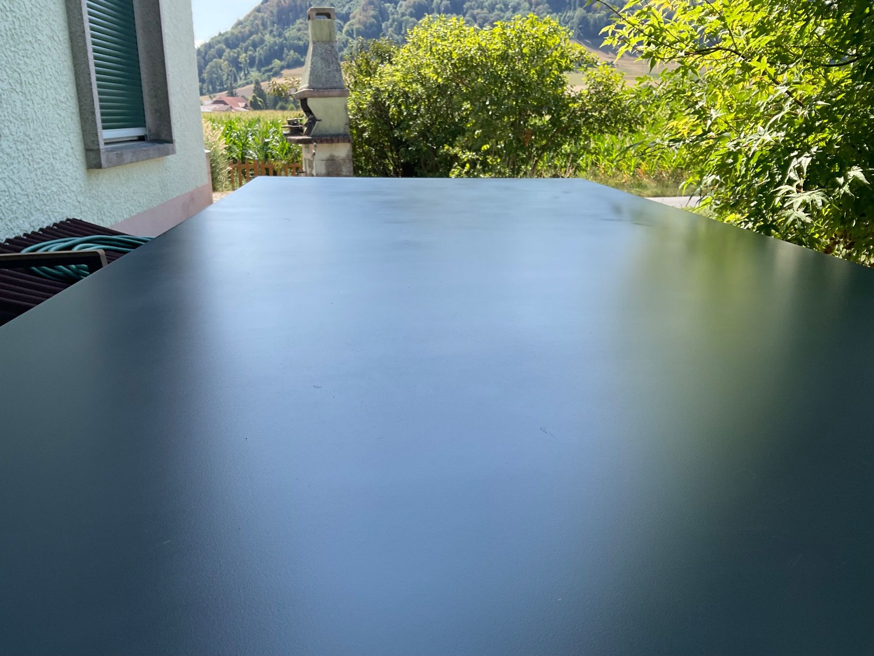 Tavoli: Gartententisch anthrazit, L200cm B95 H75cm – Usato da Belp venduto da boarding91 3