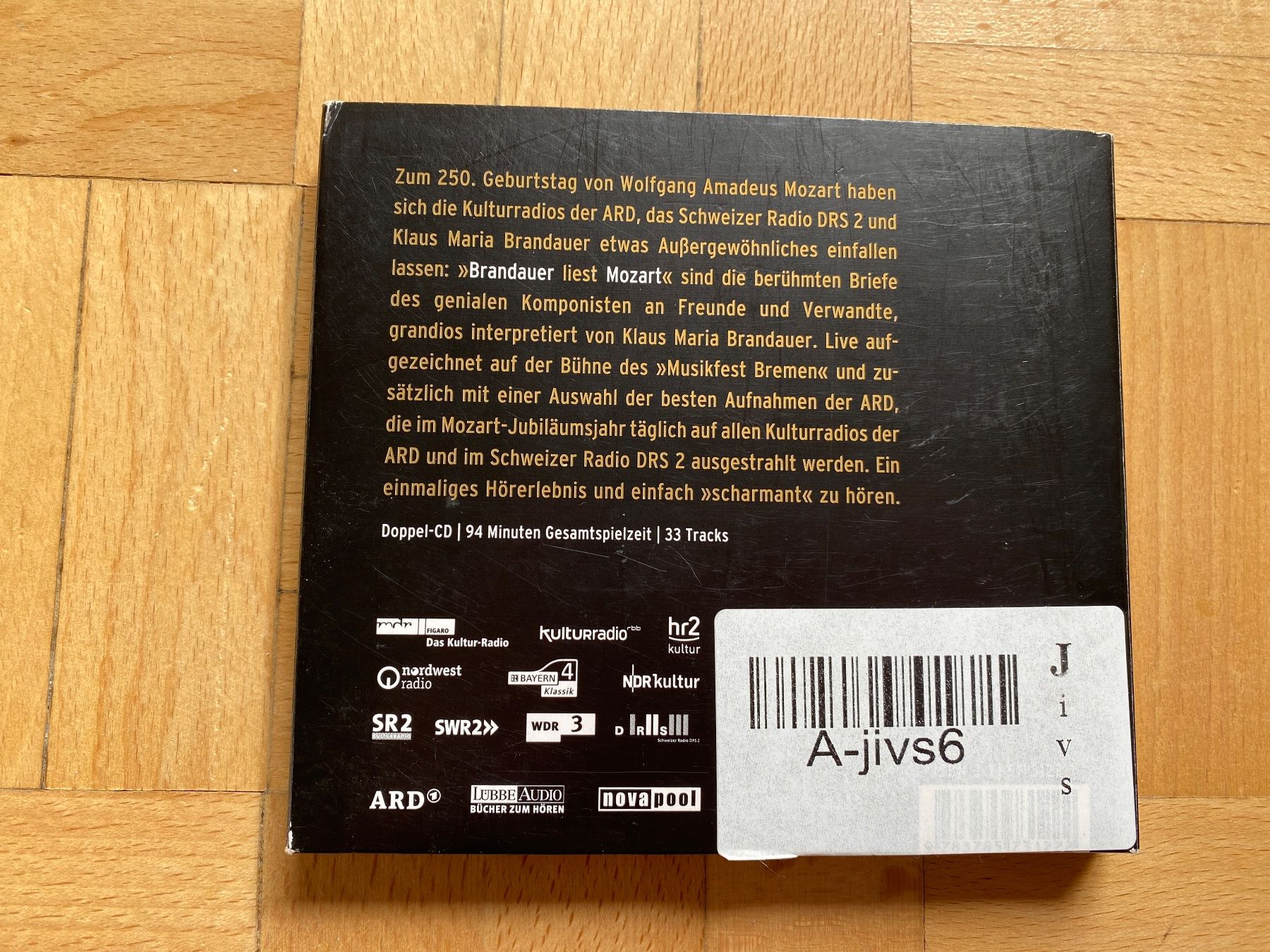Audiolibri: Brandauer liest Mozart Teil 1+2 – Usato da Zürich venduto da Wim-Broccoli 2