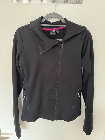 Bench Schwarz Strickjacke Gr. S