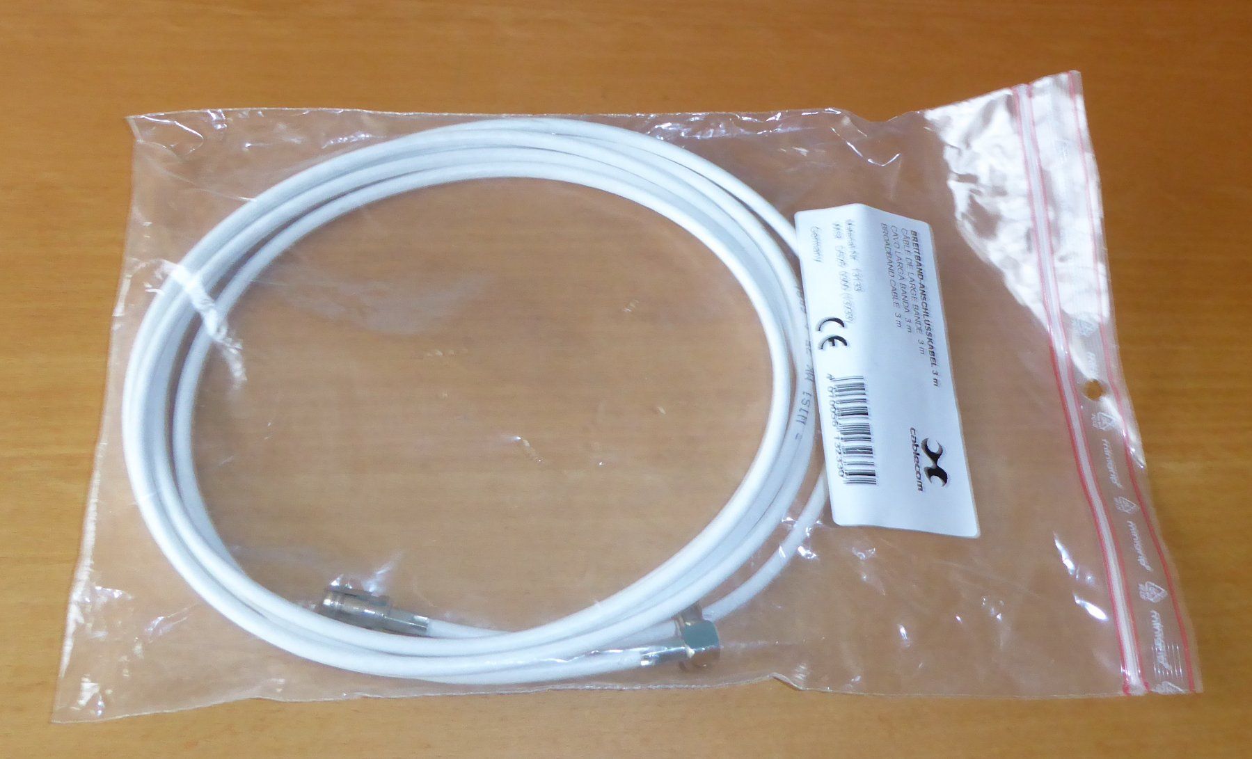 Cavi: Cablecom Breitband Anschlusskabel 3 Meter lang – Nuovo (secondo la descrizione) da Spreitenbach venduto da Turbo_1105 1