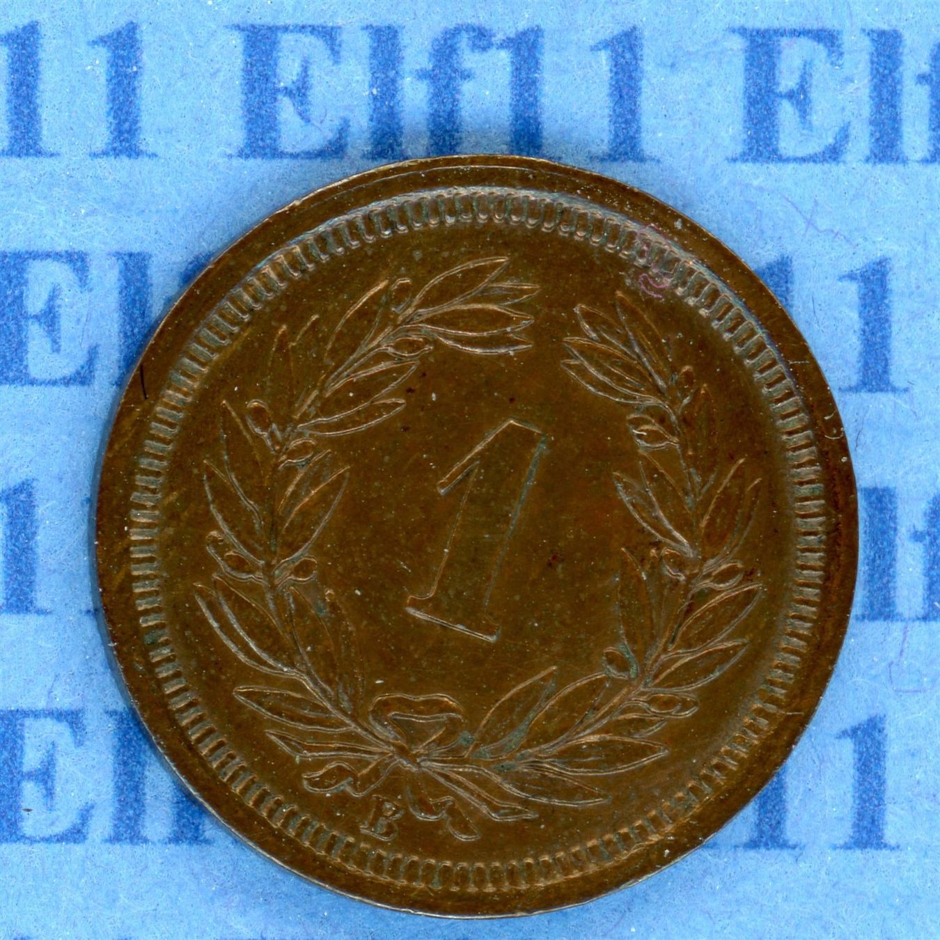 Tutti le monete: CHF___0.01 1884 vz 1 Rappen – Usato da Widnau venduto da Elf11 1