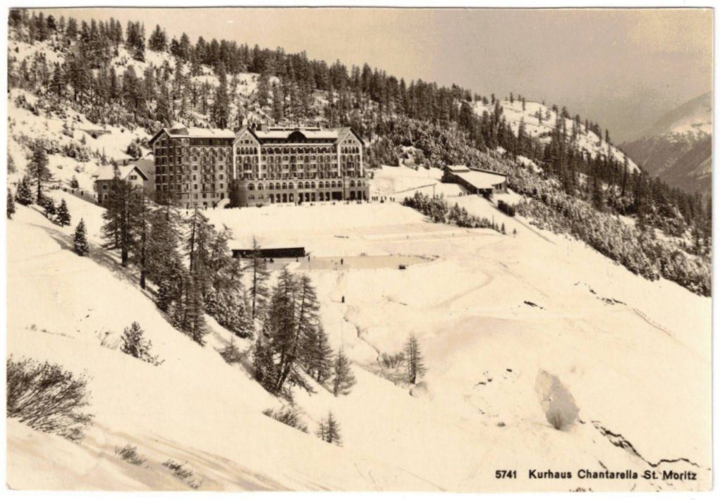 Ansichtskarten: St. Moritz mit Standseilbahn Chantarella – Gebraucht aus Binningen von Mountainrider