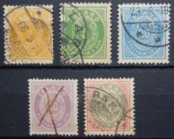 Island Kat. 12-15 & 20 gest. 1882/1900 Kat. 90 Euro