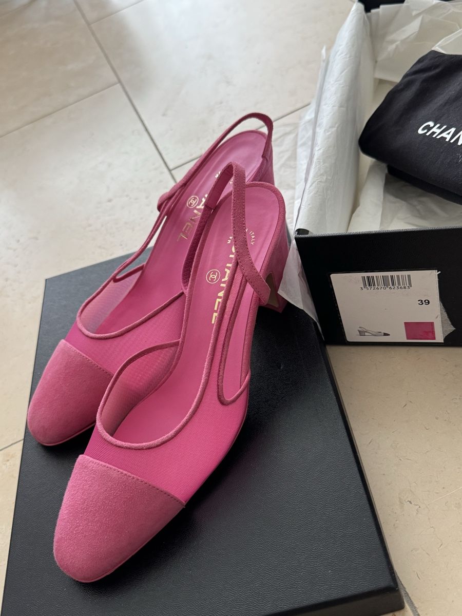 Chanel Scarpe da donna: Chanel Slingback Gr 39 pink Full Set  – Usato da Wädenswil venduto da Isa_belle28 2