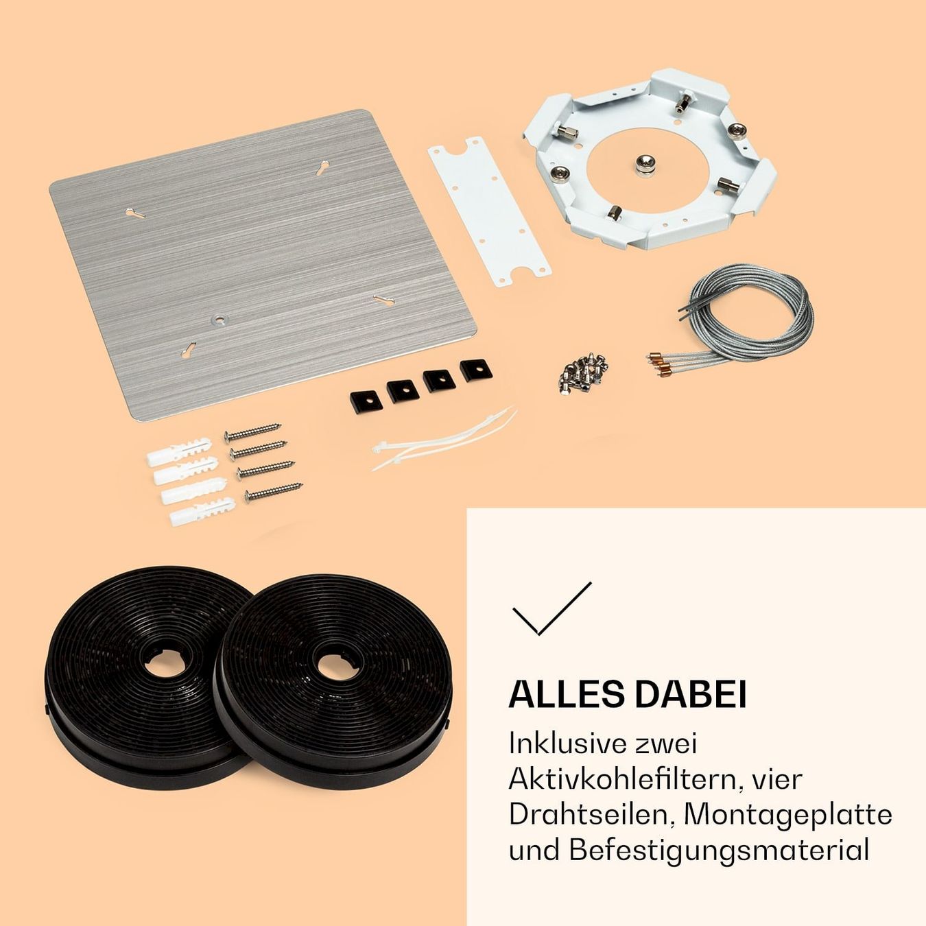 Hottes de ventilation: Klarstein FUTURELIGHT SMART Inselhaube – Neuf avec emballage d'origine à Bottighofen par zaap 6