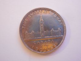1939   1 Dollar Canada  silber