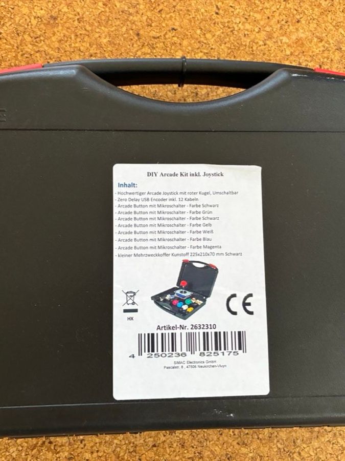 Kit bricolage: NEU DIY Arcade Kit mit Joystick, div. Farben, Komplettset – Nuovo e nell'imballaggio originale da Tegerfelden venduto da phoenix78
