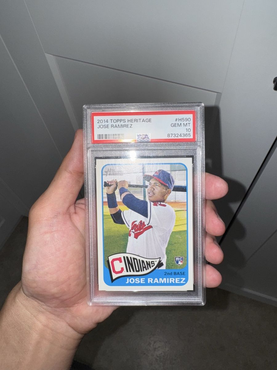 Topps Carte collezionabili: 2014 Topps Heritage Jose Ramirez PSA 10 Gem MT – Nuovo (secondo la descrizione) da Horgen venduto da TenzinL 1