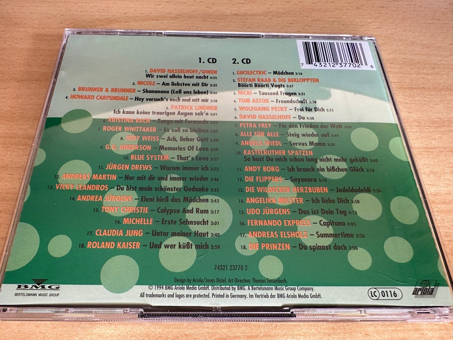 CDs: Various – Bääärenstark !!! Hits 94 - 2 CD – Gebraucht aus Rikon im Tösstal von Alpenmutz 1