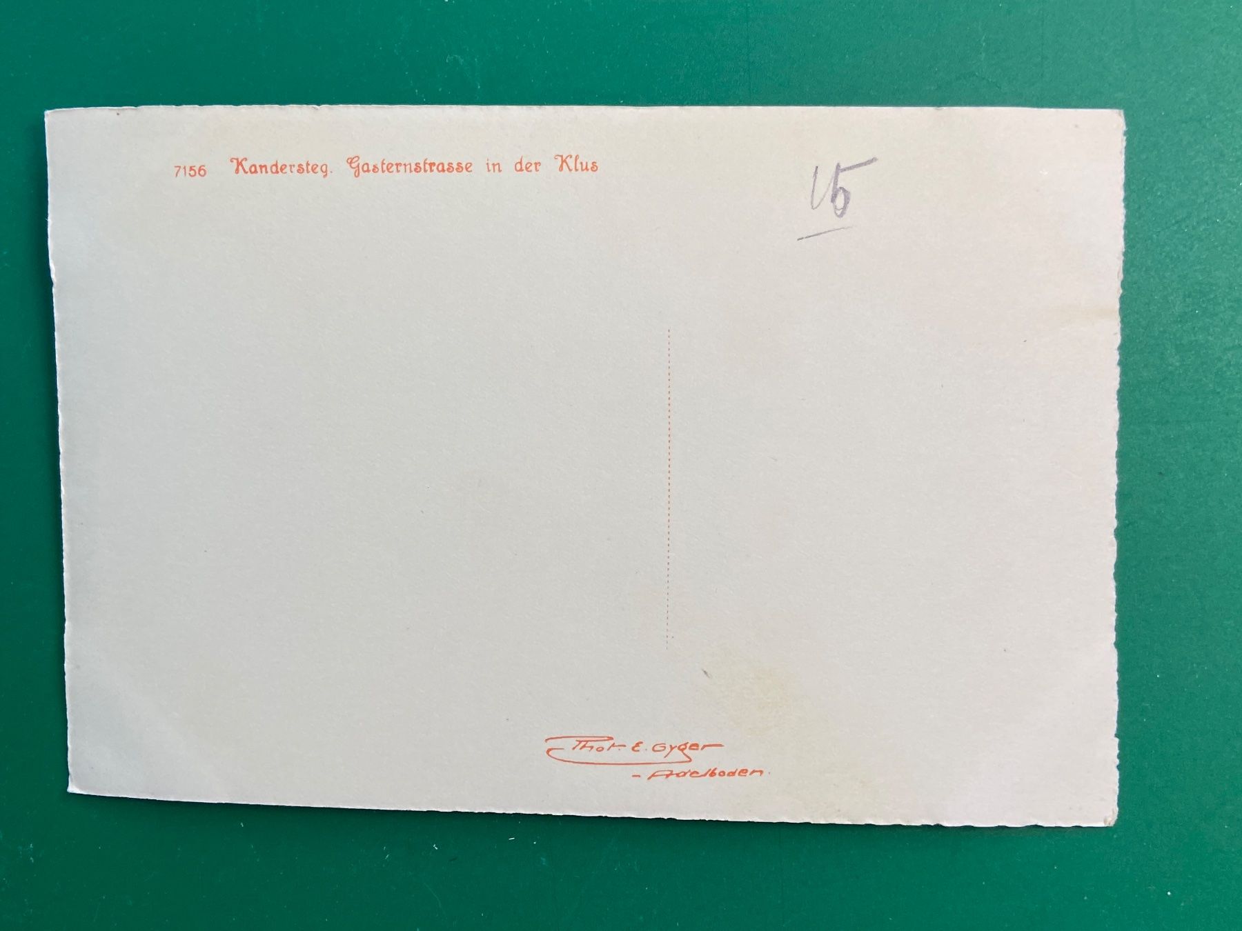 Cartoline postali: Kandersteg - Gasternstrasse – Usato da Steg VS venduto da _vinci_ 1