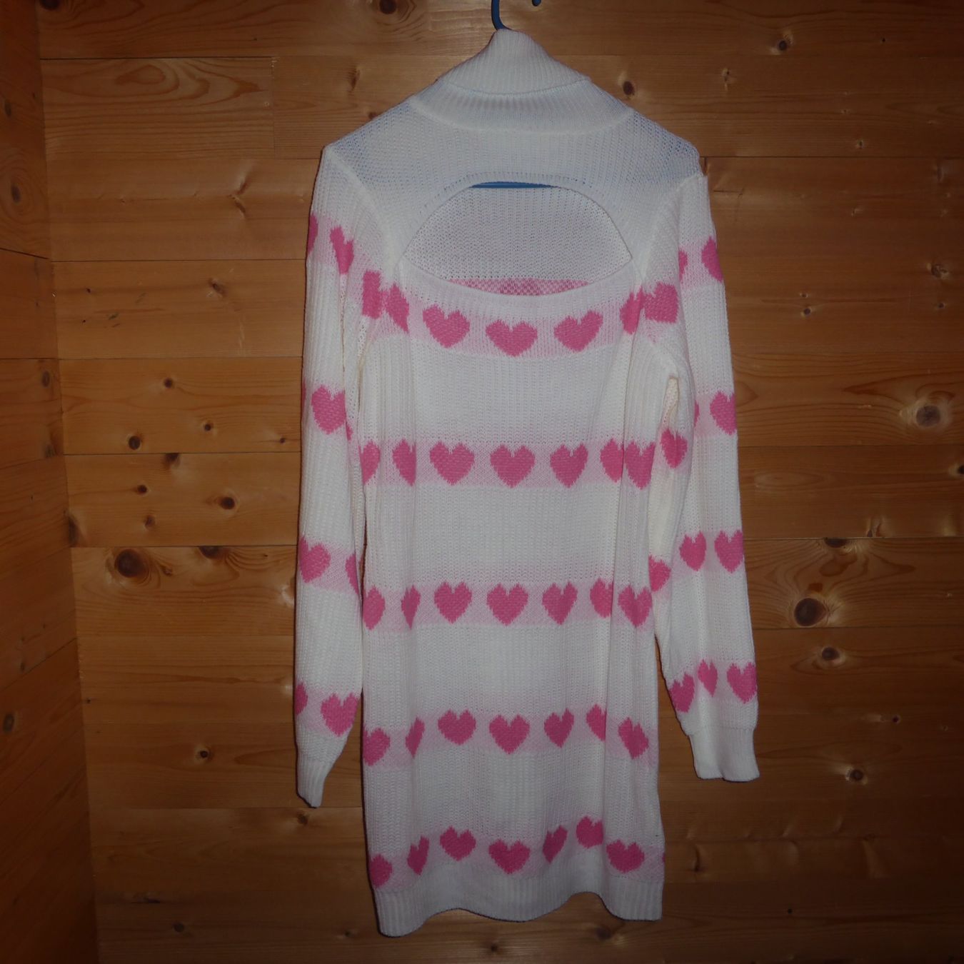 Robes: Strickleid mit Herzen, Gr. L – D'occasion à St.Gallen par regenbogen5 1