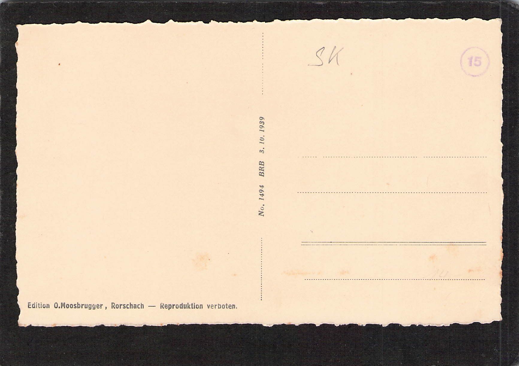 Cartoline postali: Rheineck SG – Usato da Reichenburg venduto da Pipo-67 1