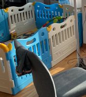 Baby Care Laufgitter Sky Blue, guter Zustand