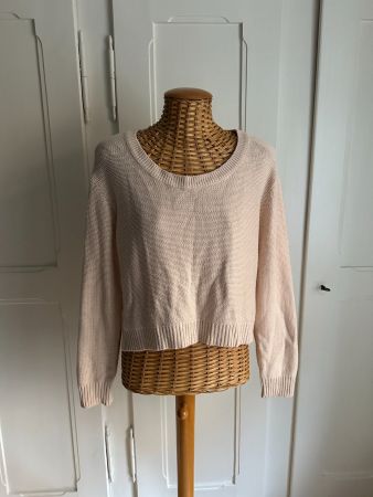 Strickpullover rosa M