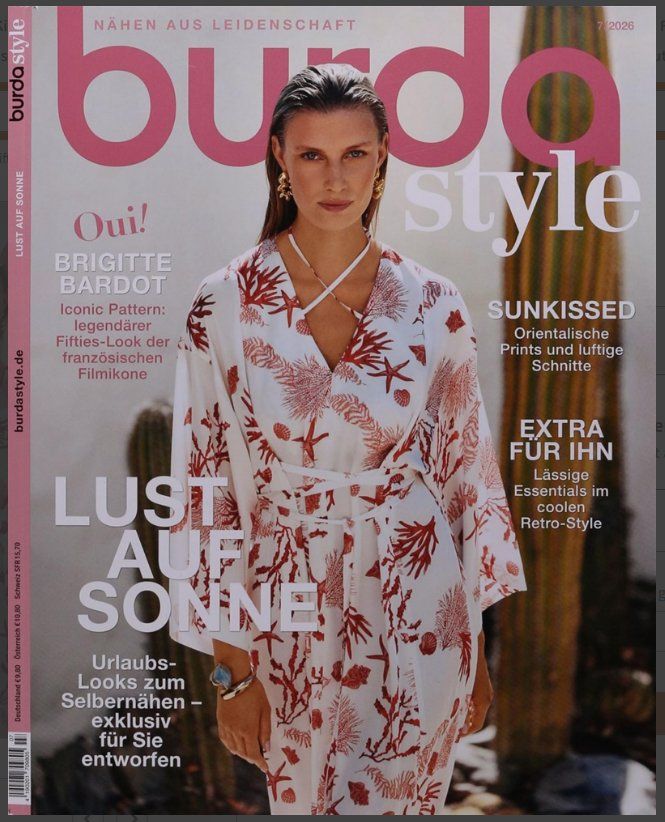Schnittmuster: BURDA Style    Ausgabe 07/2026 – Neu (gemäss Beschreibung) aus Les Breuleux von marmul60
