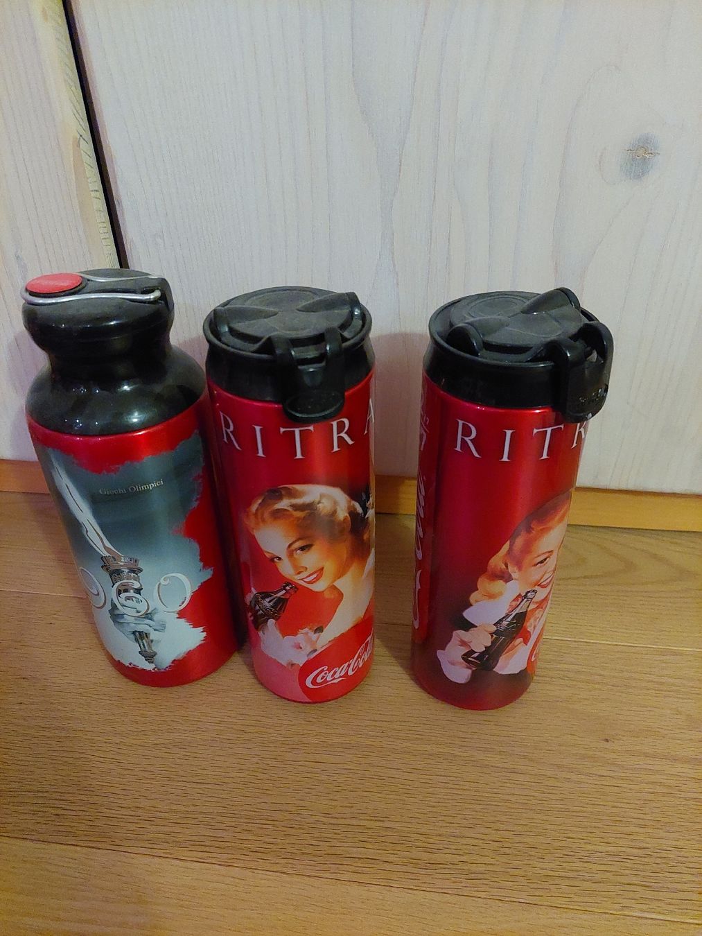 Borracce & Thermos: 3 Borracce Coca Cola autogril – Usato da Davesco-Soragno venduto da Mr.No