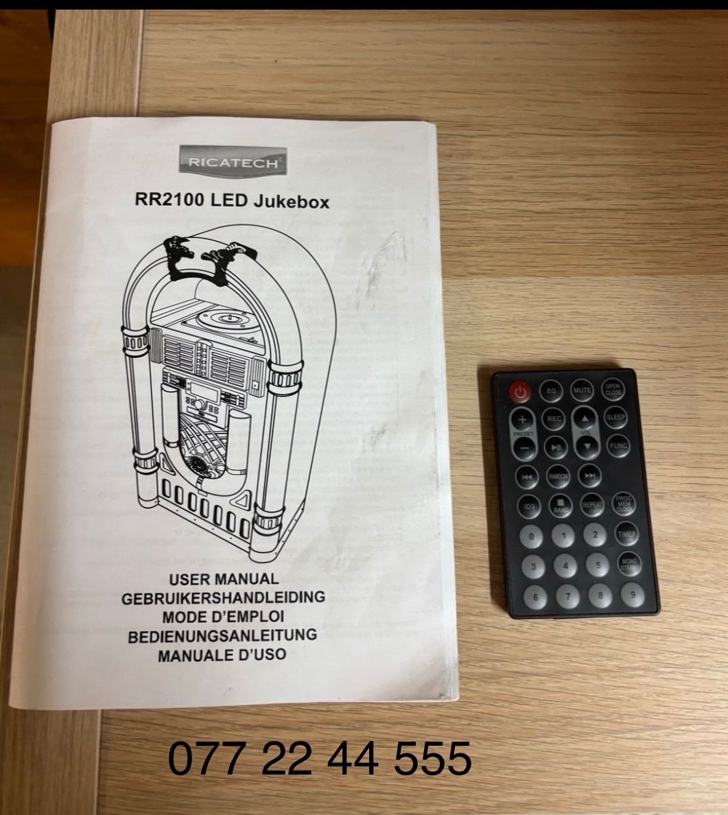 Jukebox: Jukebox Ricatech RR2100 Neuwertig – Usato da Zug venduto da Deks 9
