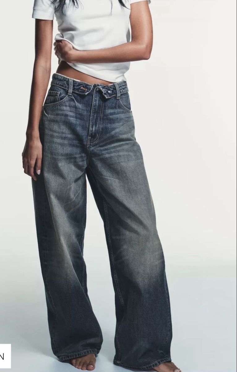 Zara Jeans: Folded Denim size 36  – Nuovo (secondo la descrizione) da Glattpark(Opfikon) venduto da der_dh8z
