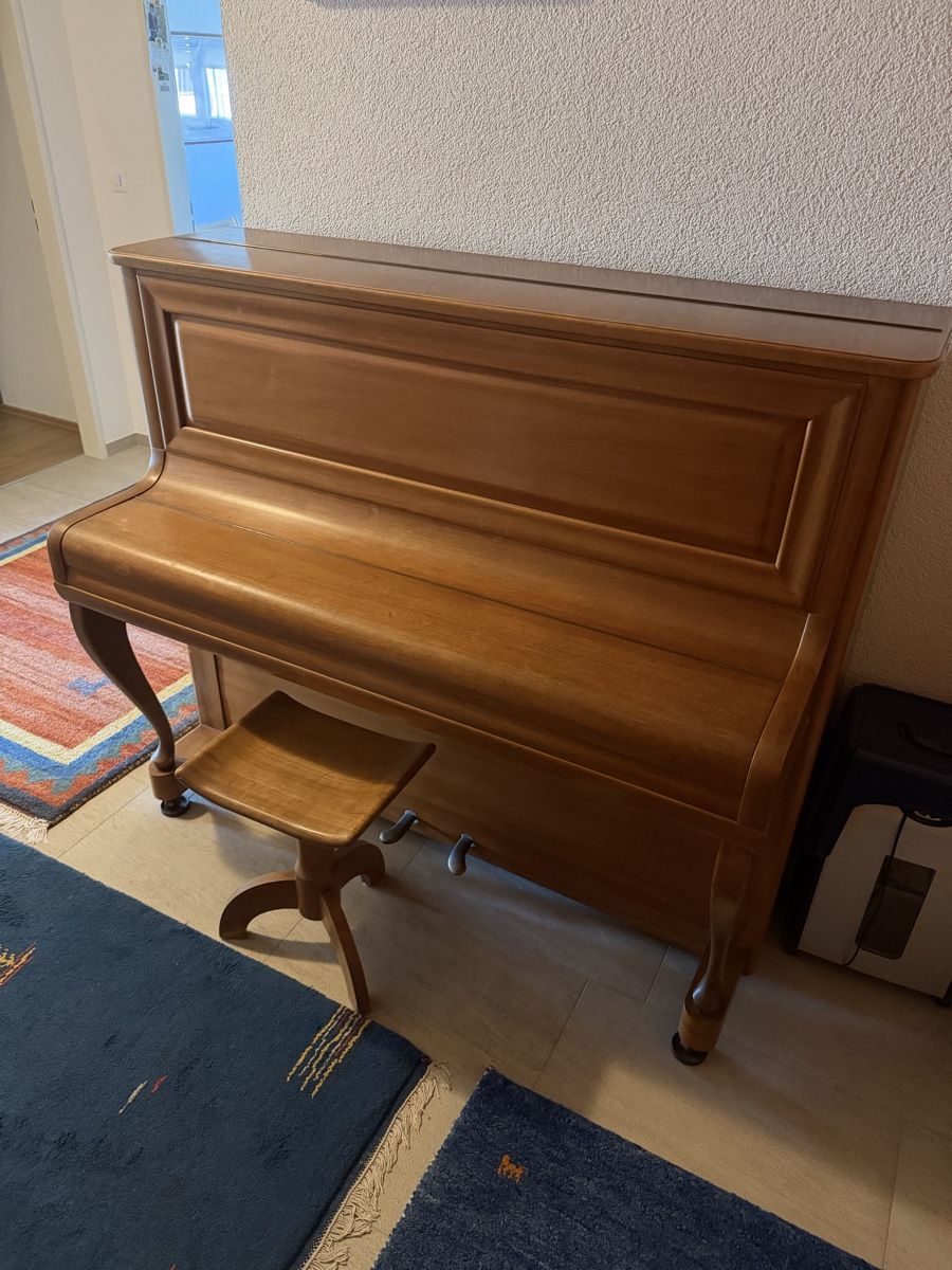 Schmidt-Flohr Strumenti musicali: Klavier SCHMIDT-FLOHR Bern 24471 Echtholz – Usato da Wetzikon ZH venduto da Ouicem85 1