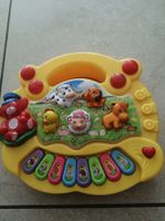Musikspielzeug Bauernhof Klavier gelb gebrauchter Zustand