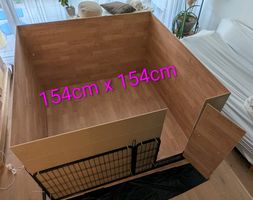 Welpengehege 154x154 cm gebrauchter Zustand